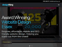 Tablet Screenshot of designthing.co.uk